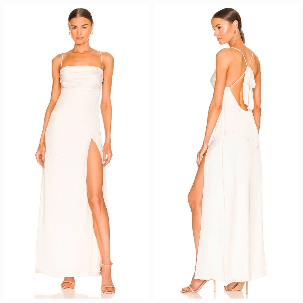 Tularosa Bernadette Gown in Winter White